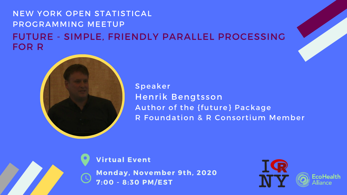 The official poster for this New York Open Statistical Programming Meetup